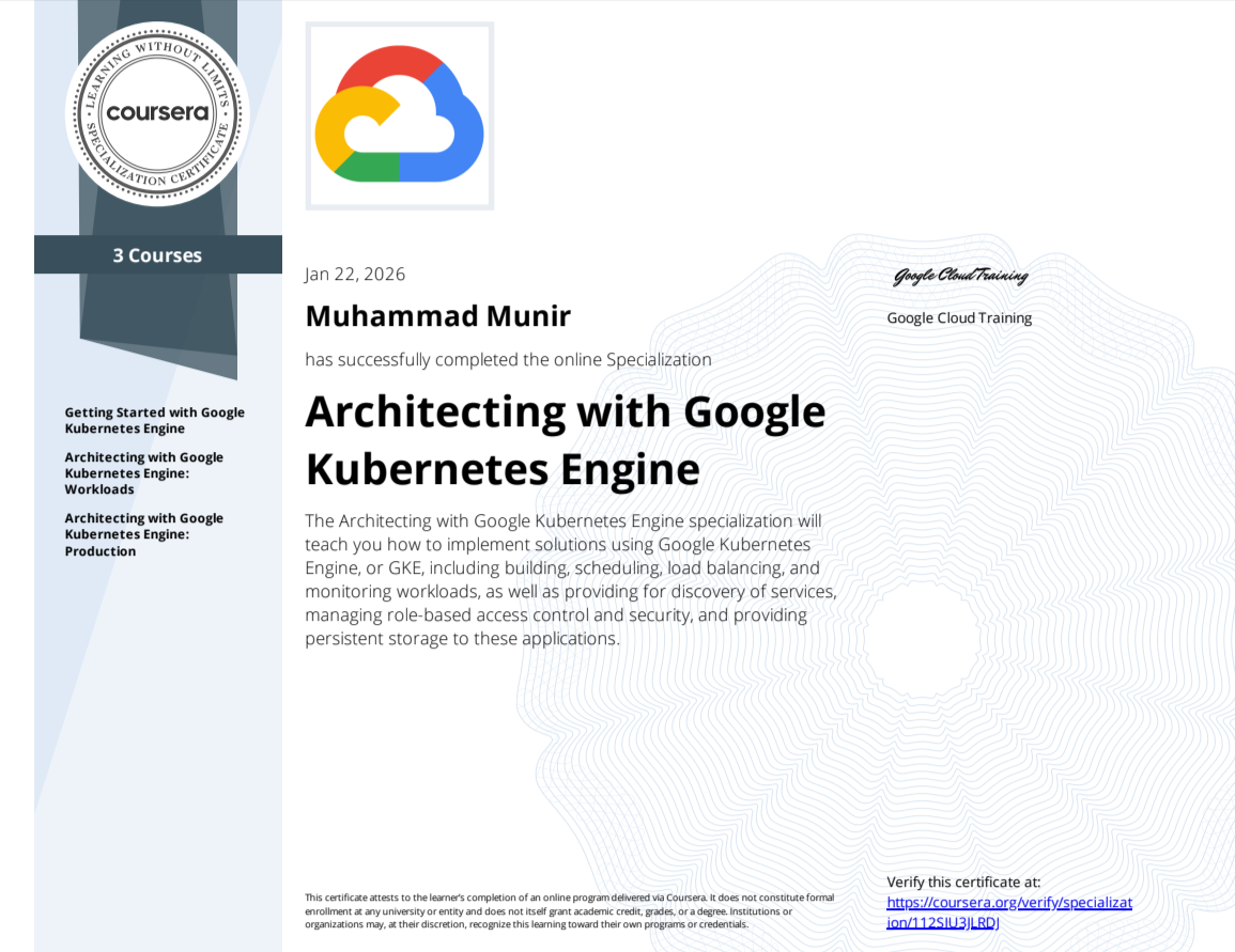Architecting with Google Kubernetes Engine