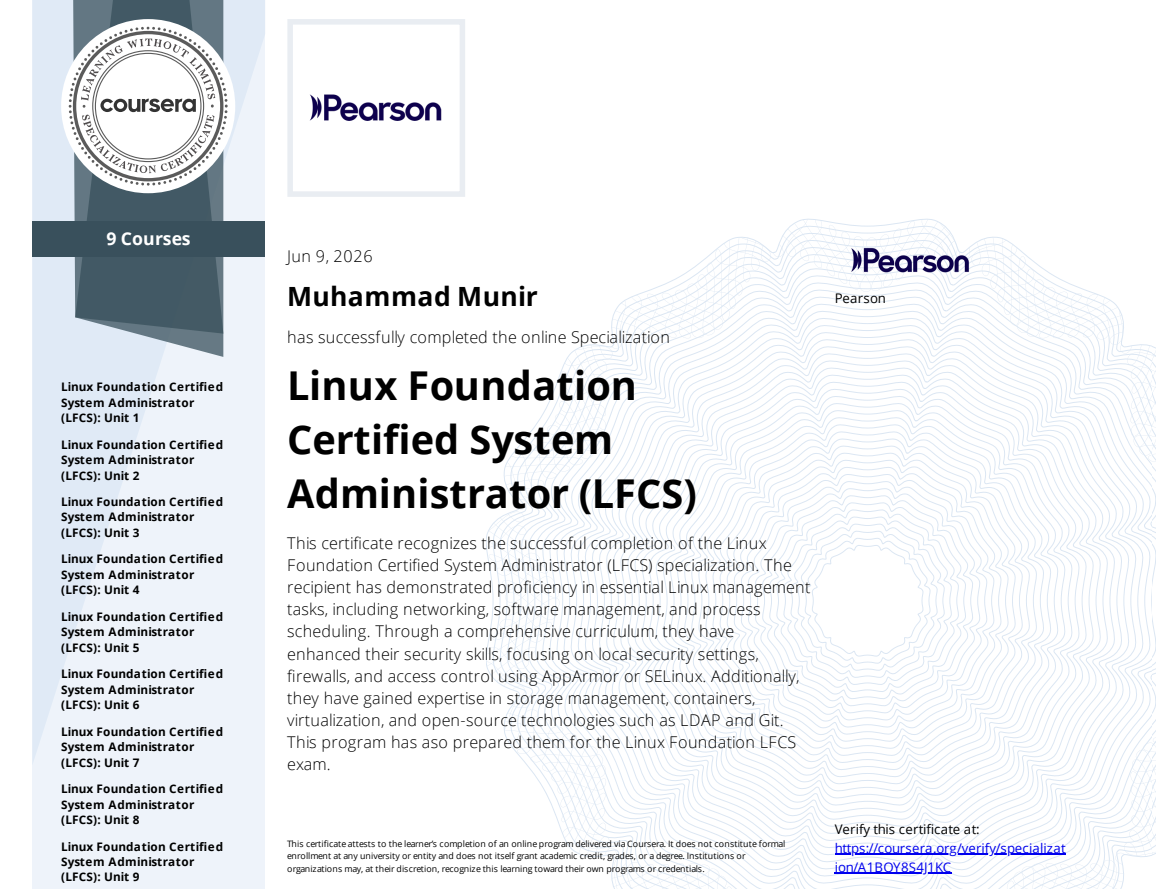 Red Hat Certified System Administrator (RHCSA)