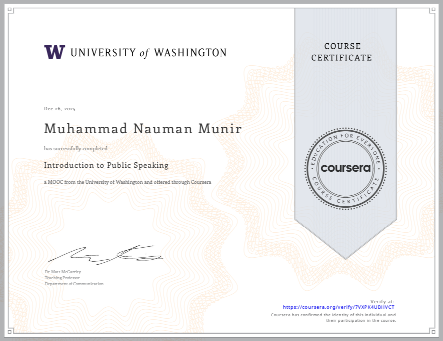 Introduction to Public Speaking